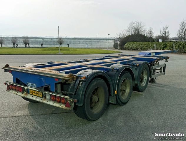 Auflieger-Wechselfahrgestell D-TEC FT-43-03V FRONT + MIDDLE + BACK SLIDER DRUM BRAK