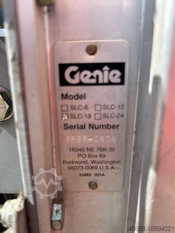 Material lift Superlift Contractor Lift Genie SLC-18