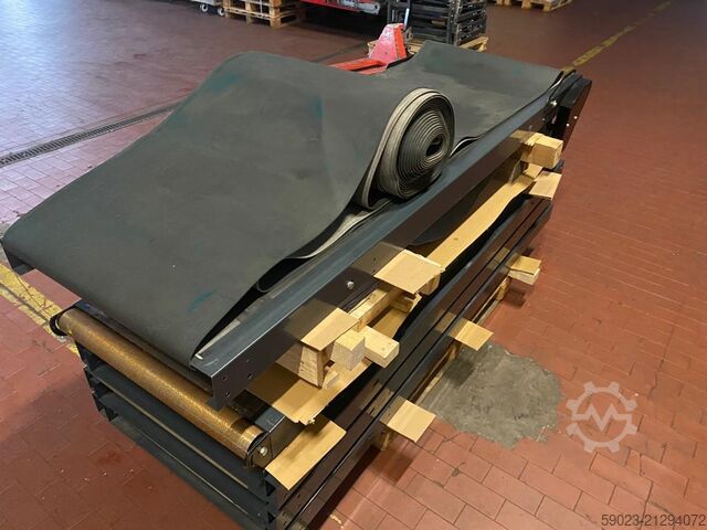 Conveyor belt, belt conveyor with drive Costo Gurtbandförderer/Förderband 18000x870