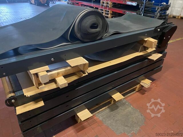 Conveyor belt, belt conveyor with drive Costo Gurtbandförderer/Förderband 18000x870