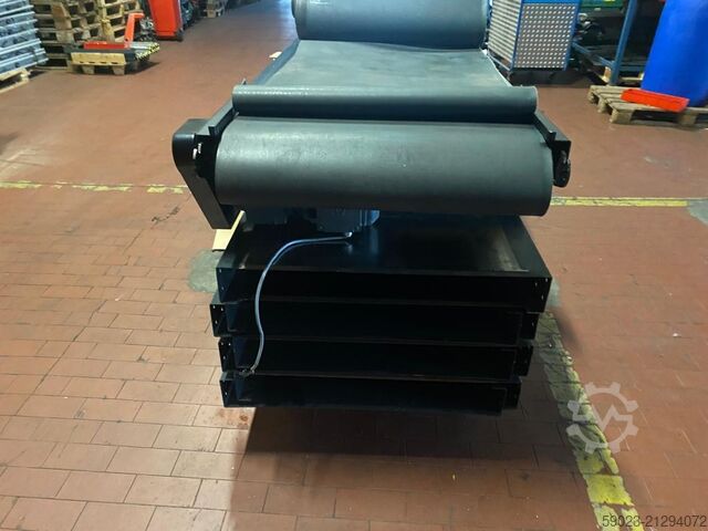 Conveyor belt, belt conveyor with drive Costo Gurtbandförderer/Förderband 18000x870