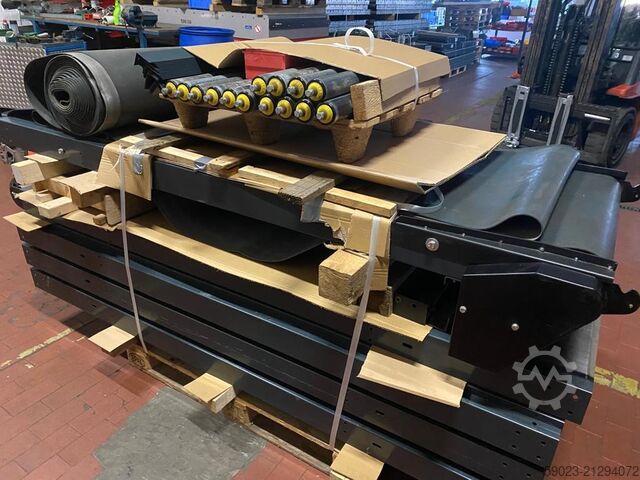 Conveyor belt, belt conveyor with drive Costo Gurtbandförderer/Förderband 18000x870