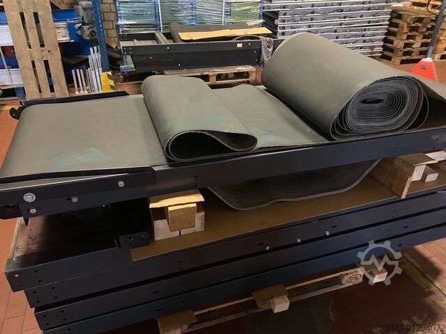 Conveyor belt, belt conveyor with drive Costo Gurtbandförderer/Förderband 18000x870