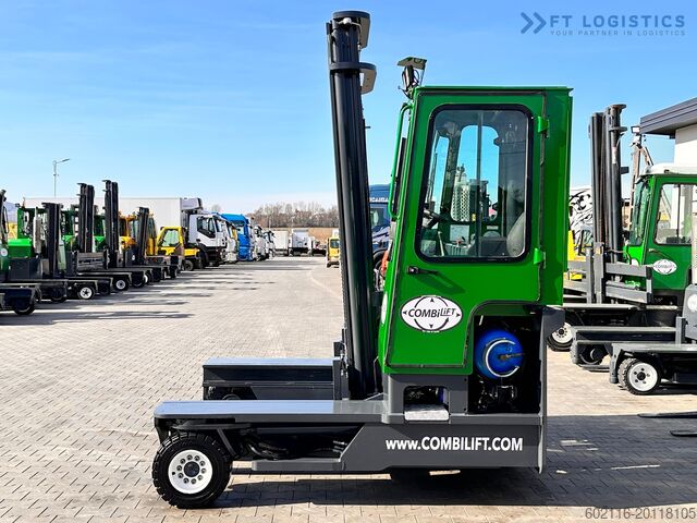 4-way forklift truck Combilift C4000 / LPG / DUPLEX / 4500MM /FREE LIFT