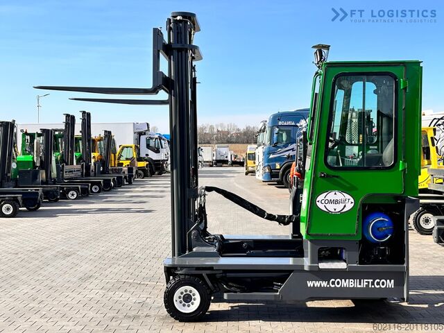 4-way forklift truck Combilift C4000 / LPG / DUPLEX / 4500MM /FREE LIFT