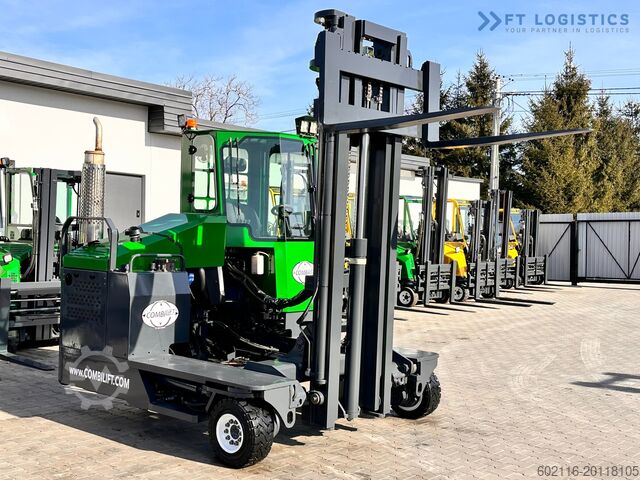 4-way forklift truck Combilift C4000 / LPG / DUPLEX / 4500MM /FREE LIFT