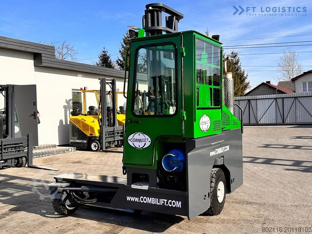 4-way forklift truck Combilift C4000 / LPG / DUPLEX / 4500MM /FREE LIFT