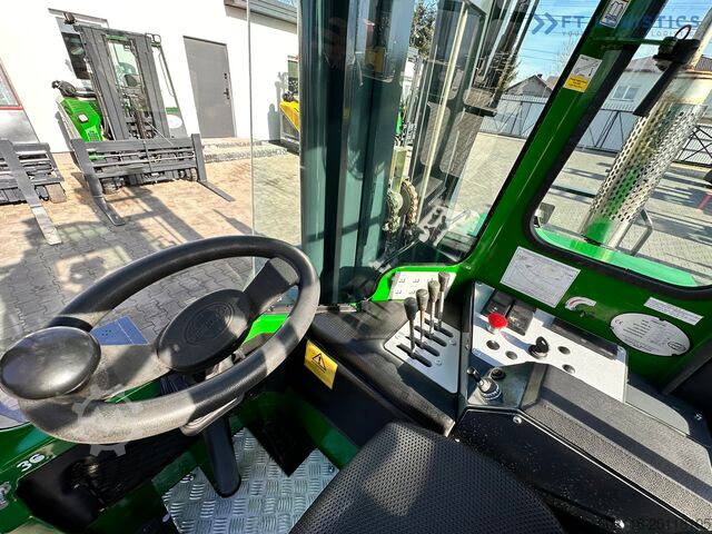 4-way forklift truck Combilift C4000 / LPG / DUPLEX / 4500MM /FREE LIFT