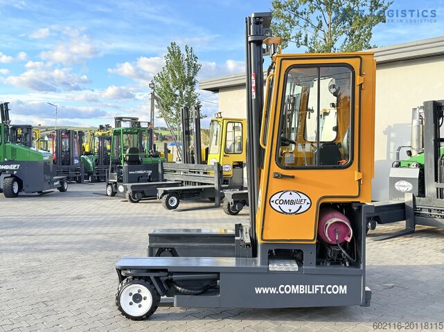 Four-way forklift Combilift C3000 GAS DUPLEX 4500 FREE LIFT CABIN