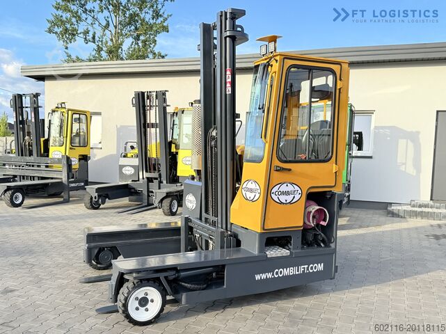 Four-way forklift Combilift C3000 GAS DUPLEX 4500 FREE LIFT CABIN