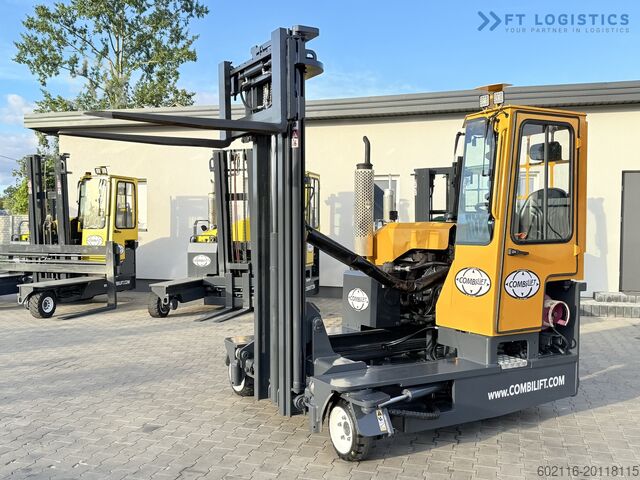 Four-way forklift Combilift C3000 GAS DUPLEX 4500 FREE LIFT CABIN