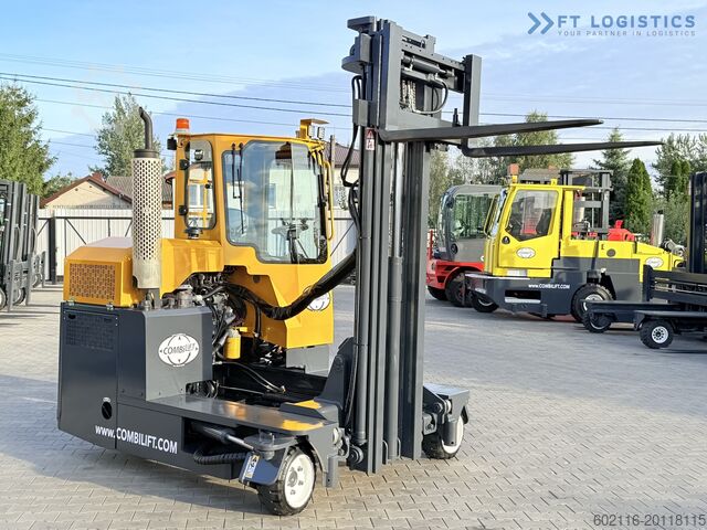Four-way forklift Combilift C3000 GAS DUPLEX 4500 FREE LIFT CABIN