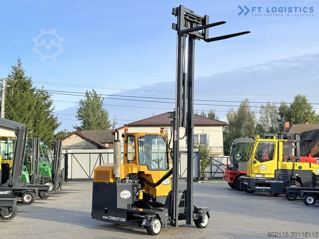 Four-way forklift Combilift C3000 GAS DUPLEX 4500 FREE LIFT CABIN