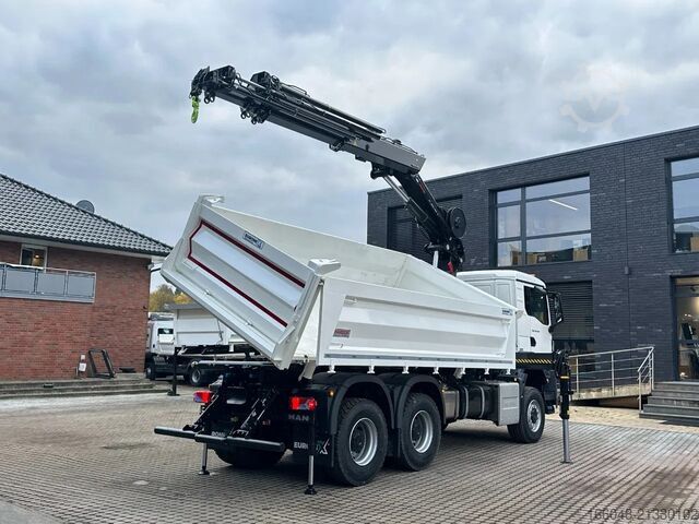 Tipper with crane MAN TGS 33.440 MAN TGS 33.440 6x6 /3-Seiten- Kipper...