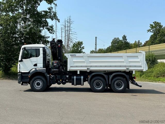 Tipper with crane MAN TGS 33.440 MAN TGS 33.440 6x4 /3-Seiten- Kipper...
