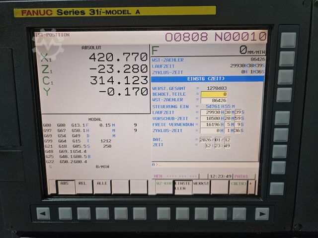 Cnc Drehmaschine mit Stangenlader TAKAMAZ XY-2000 Plus