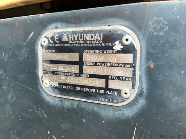 Kettenbagger Hyundai Robex 235 LCR-9A