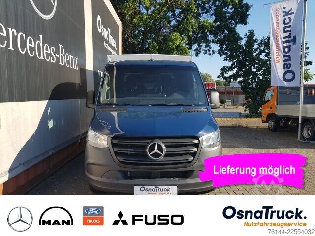 Curtain sider van Mercedes-Benz Sprinter 215 CDI DOKA Pritsche/Plane Klima, AHK