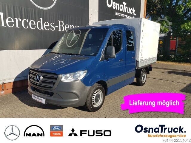 Double cab van Mercedes-Benz Sprinter 215 CDI DOKA Pritsche/Plane Klima, AHK