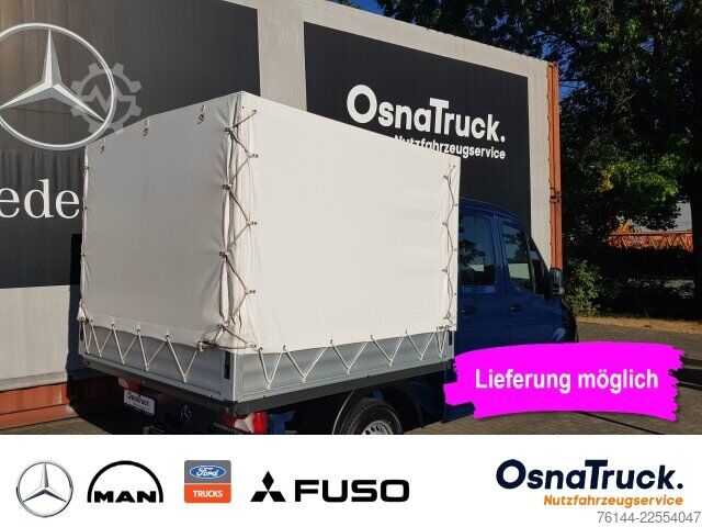 Pick-up van Mercedes-Benz Sprinter 215 CDI DOKA Pritsche/Plane Klima, AHK