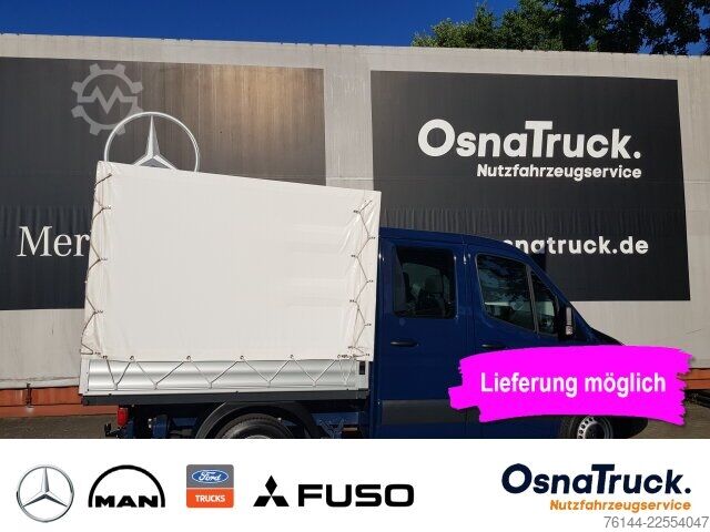 Pick-up van Mercedes-Benz Sprinter 215 CDI DOKA Pritsche/Plane Klima, AHK