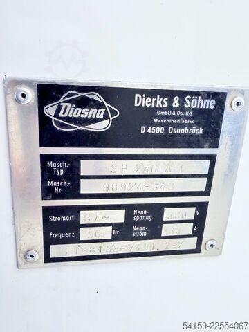 Mixers Diosna sp240 AF