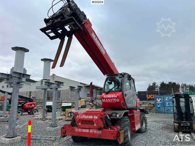 Telehandler Manitou MRT2550+ Telescopic forklift w/ pallet forks
