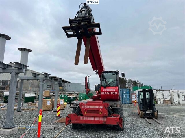 Telehandler Manitou MRT2550+ Telescopic forklift w/ pallet forks