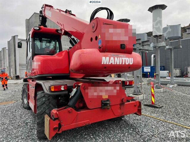 Telehandler Manitou MRT2550+ Telescopic forklift w/ pallet forks