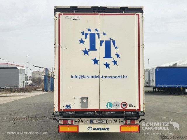 Open semitrailer with tarp Krone Semitrailer Curtainsider Mega