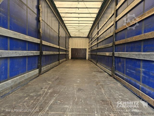 Open semitrailer with tarp Krone Semitrailer Curtainsider Mega
