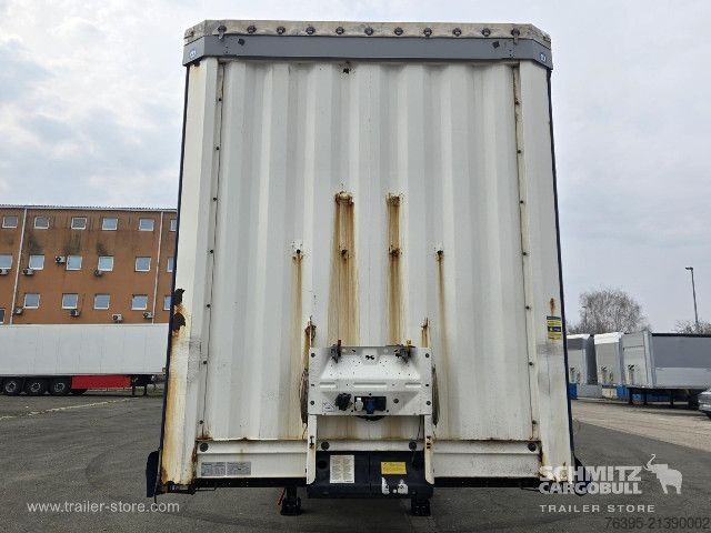 Open semitrailer with tarp Krone Semitrailer Curtainsider Mega
