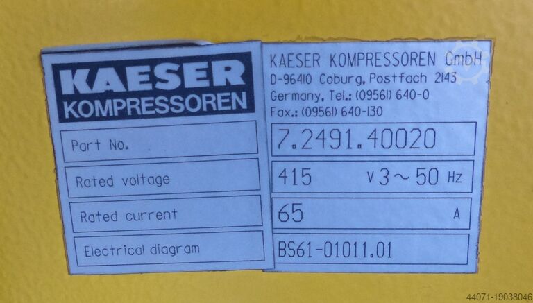 Schraubenkompressor BS61 Kaeser BS61