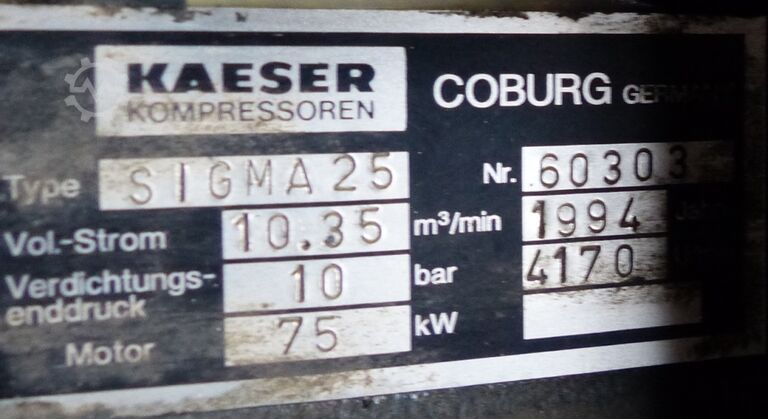 Schraubenkompressor CS121 Kaeser CS121