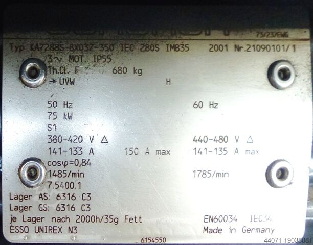 Schraubenkompressor DSD141 Kaeser DSD141