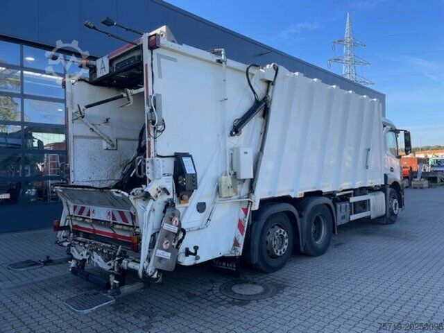 Garbage truck Mercedes-Benz 2533 Antos 6x2 Faun Vario 524