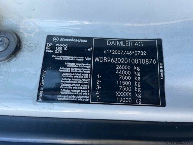 Garbage truck Mercedes-Benz 2533 Antos 6x2 Faun Vario 524