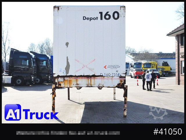 Wechselbrücke mit Kofferaufbau KRONE BDF 7,45 Koffer, Klapptische, Lager, Container,