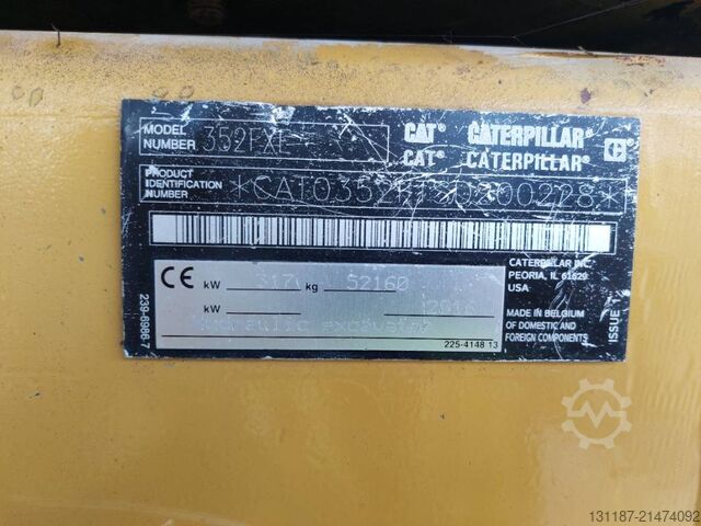 Raupenbagger CAT 352FLXE MHD (17m demolition)