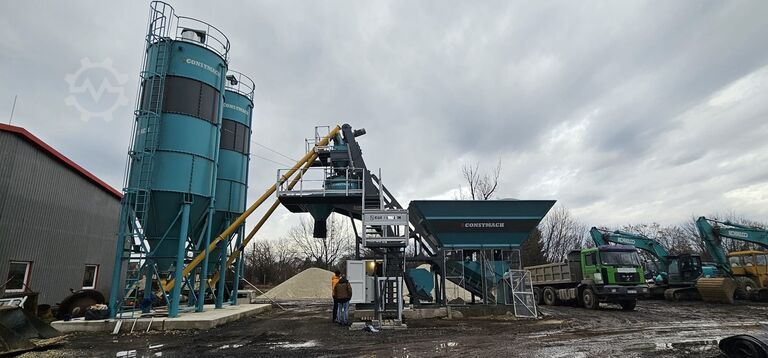 Concrete mixing plant, concrete plant CONSTMACH 30 M3/H Compact Concrete Mixing Plant