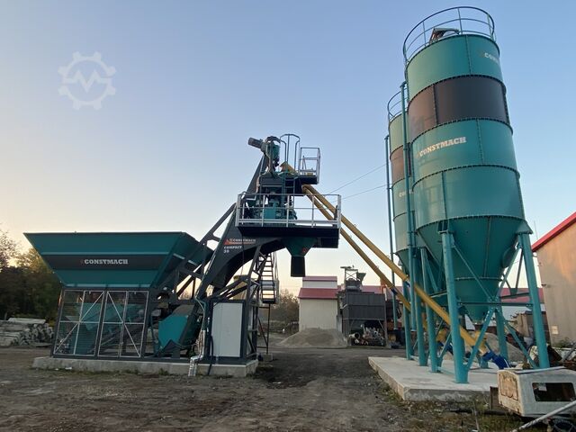 Concrete mixing plant, concrete plant CONSTMACH 30 M3/H Compact Concrete Mixing Plant