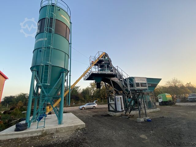 Concrete mixing plant, concrete plant CONSTMACH 30 M3/H Compact Concrete Mixing Plant