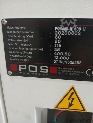 Universal-Bearbeitungszentrum Posmill H500U