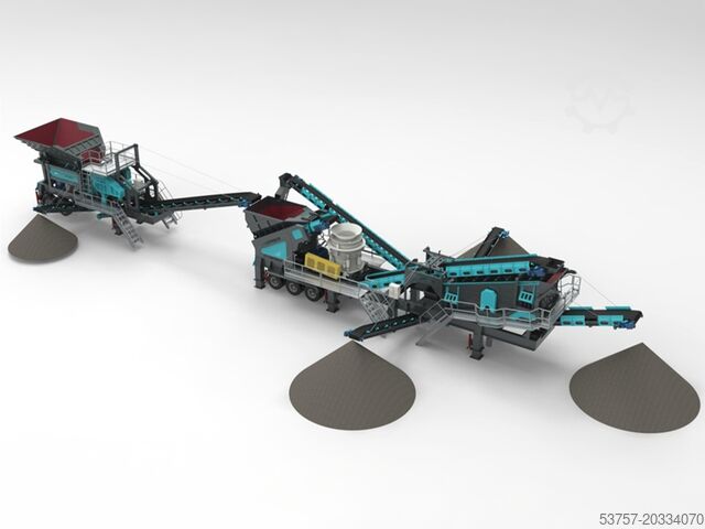 Mobile Crushing Plant / Jaw Crusher Constmach Mobile Crushing Plant 60-80 TPH Mobil Jaw Crushing Plant