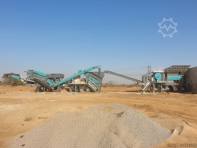 Mobile Crushing Plant / Jaw Crusher Constmach Mobile Crushing Plant 60-80 TPH Mobil Jaw Crushing Plant