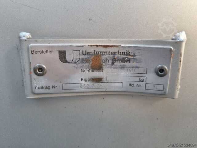 Edelstahlbehälter Silo Tank Thyssen Umformtechnik 