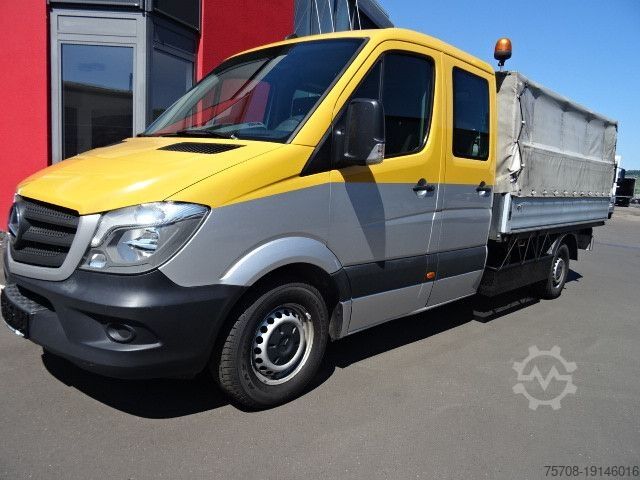 Curtain sider van MERCEDES-BENZ 316 CDi Sprinter*DoKa*Plane*AHK*Regalausbau FHS