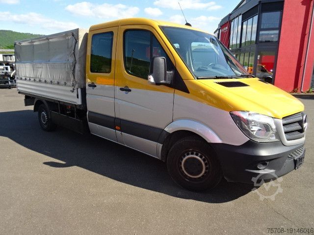 Curtain sider van MERCEDES-BENZ 316 CDi Sprinter*DoKa*Plane*AHK*Regalausbau FHS