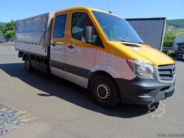 Curtain sider van MERCEDES-BENZ 316 CDi Sprinter*DoKa*Plane*AHK*Regalausbau FHS