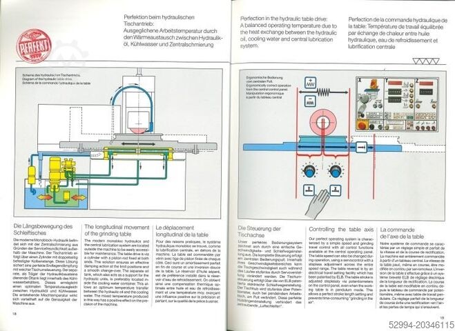 Flachschleifmaschinen mit horizontaler Spindel ELB-Schliff Optimal 6375 ND X: 600 Y: 375 Z: 375 mm
